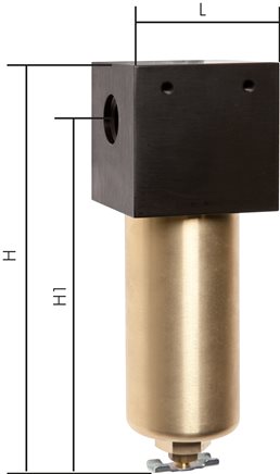 Exemplarische Darstellung: Hochdruck-Druckluftfilter - Standard-HD